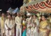 నూతన వధూవరులను ఆశీర్వదించిన రావుల