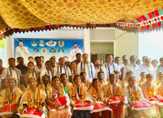 సాలూరులో సర్పంచుల సన్మానం